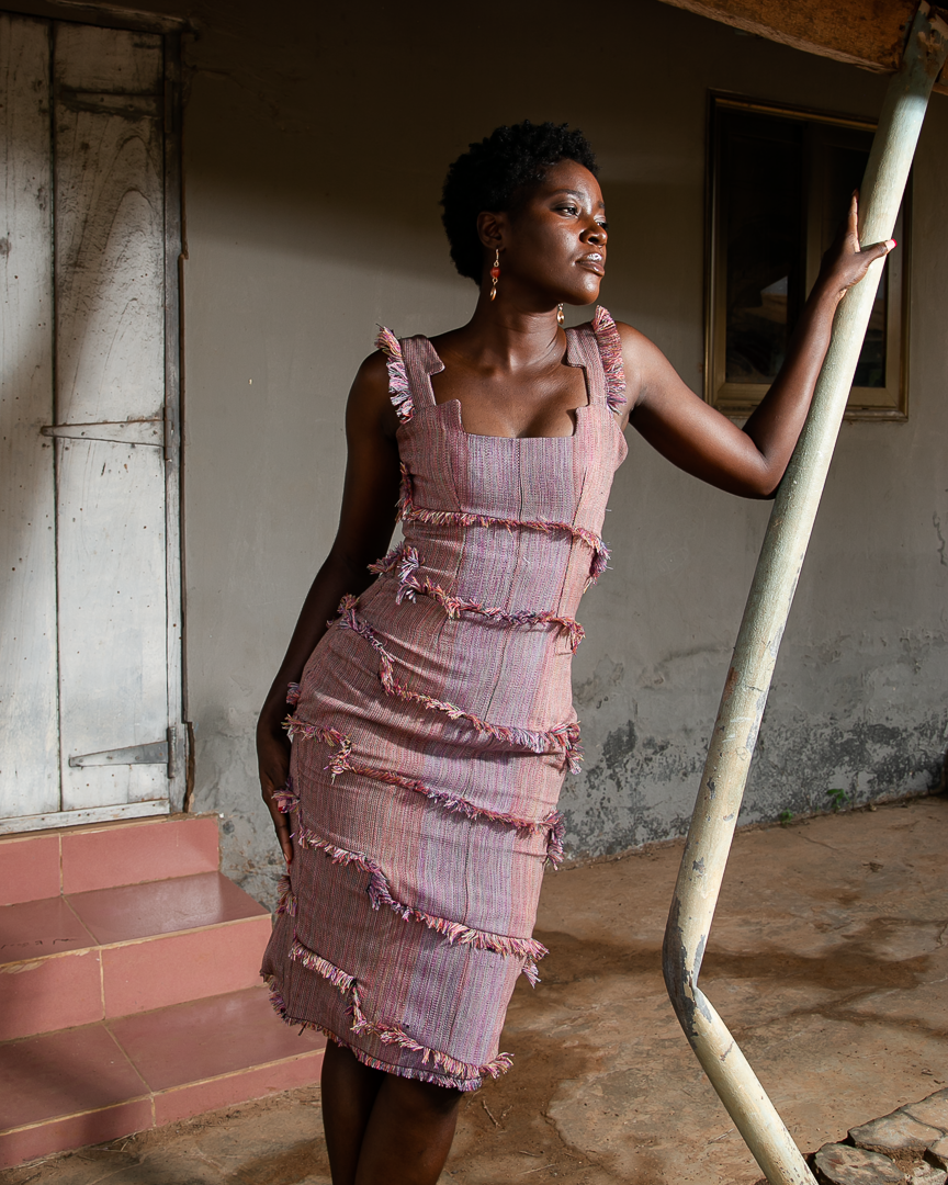Zig-Zig Kente Dress