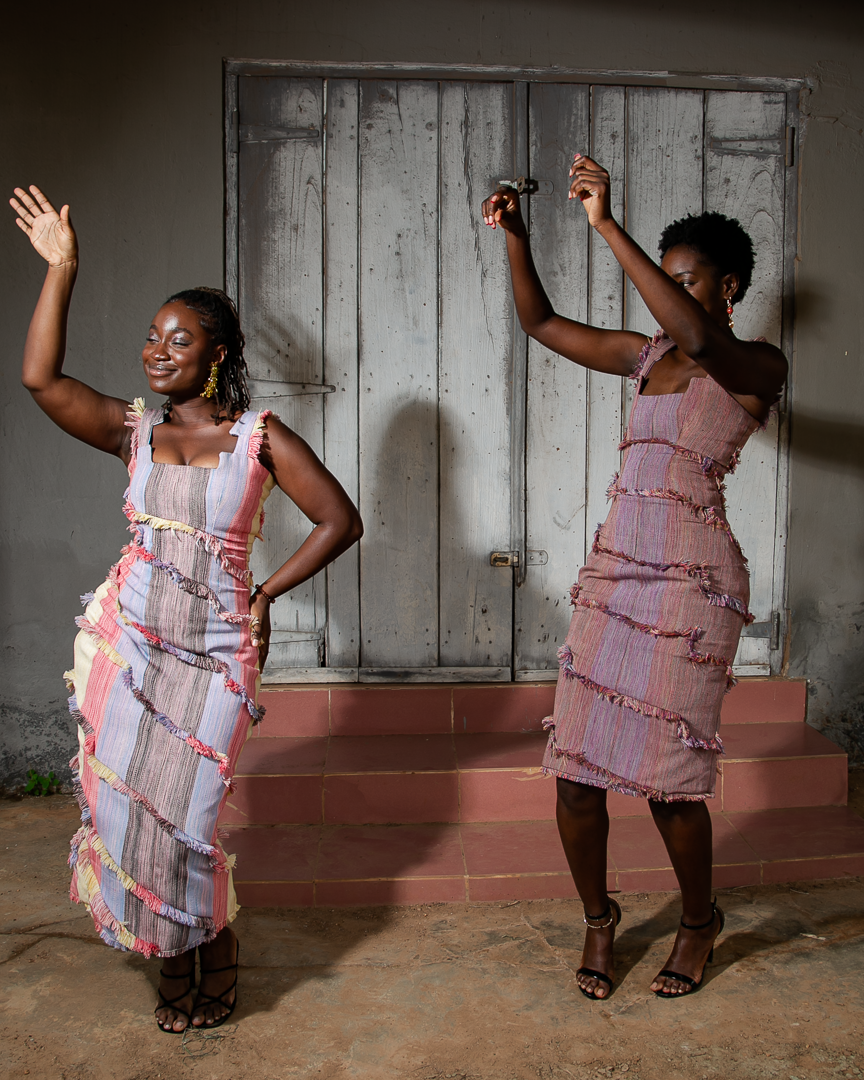 Zig-Zig Kente Dress